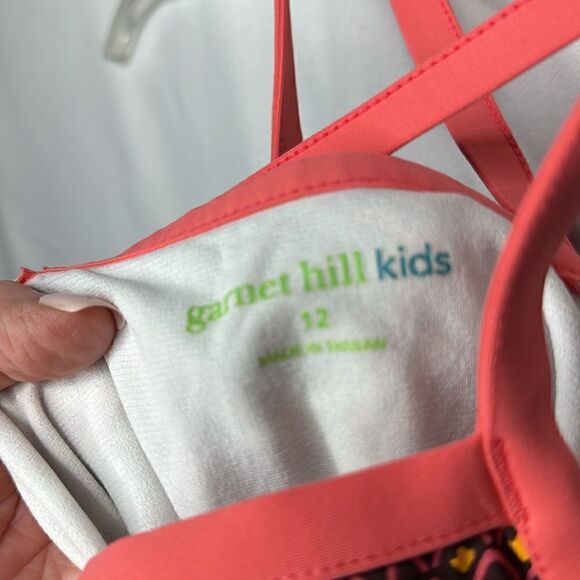 Garnet Hill Girl’s One Piece Bathing Suit. Size 12. - Picture 4 of 8